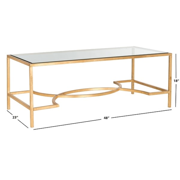 Safavieh inga gold coffee table hotsell