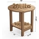 preview thumbnail 7 of 44, WINSOON 3-Piece All Weather HIPS Outdoor Folding Adirondack Chairs and Table Set