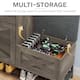 Moasis Farmhouse Shoe Storage Cabinet with 2 Flip Drawers for 16 Pairs Entryway Shoe Storage with Shoe Bench