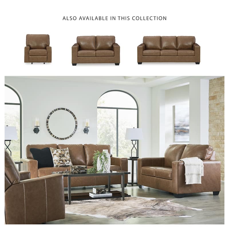 Signature Design by Ashley Bolsena Caramel Queen Sofa Sleeper - 85"W x 38"D x 36"H
