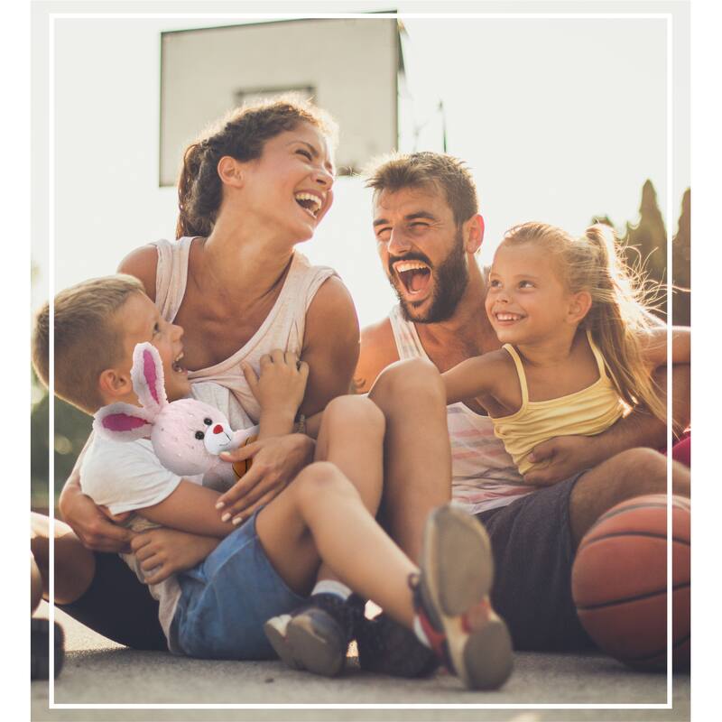 DolliBu Huggable Rose Gold Bunny Stuffed Animal with Basketball Plush - 8 inches