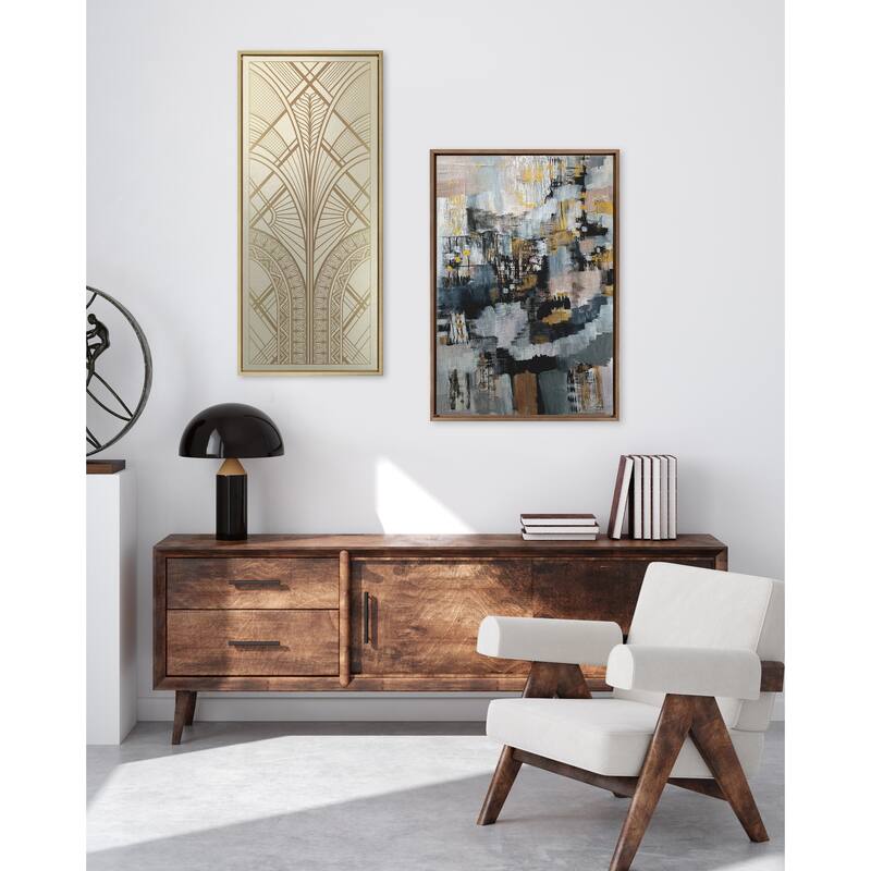 Kate and Laurel Sylvie The Industrial Revolution Canvas by Leah Nadeau