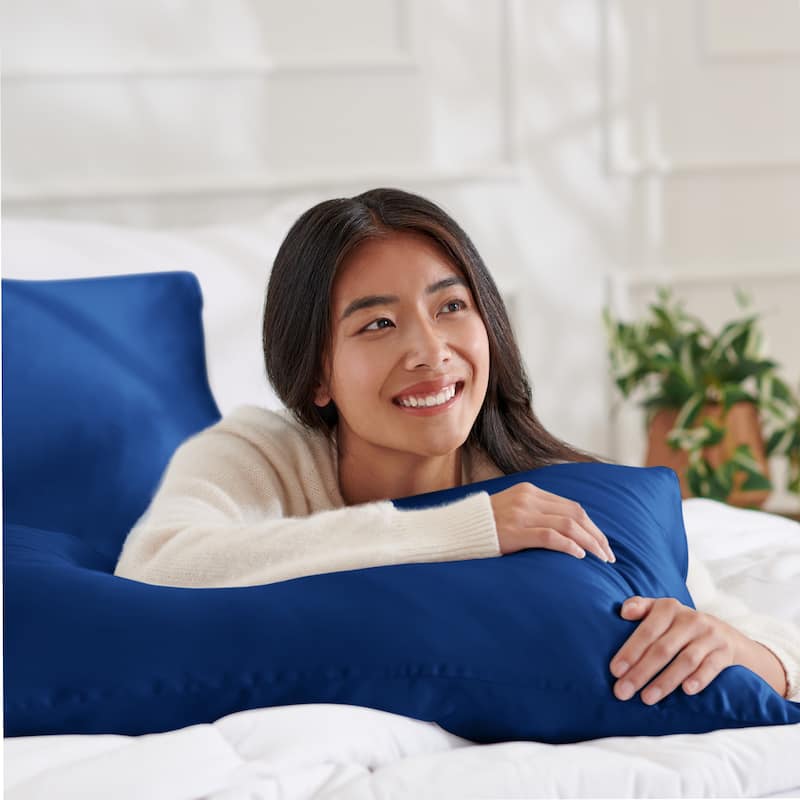 Bare Home Mulberry Silk Body Pillowcase, 19 Momme Silk