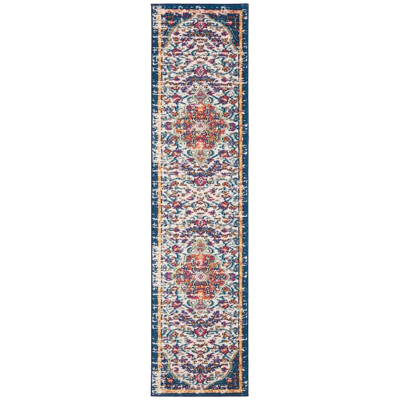SAFAVIEH Madison Sabire Boho Medallion Distressed Rug