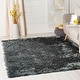 preview thumbnail 15 of 18, SAFAVIEH Handmade Paris Shag Danara 2.5-inch Thick Rug - Silver - 3' x 5'
