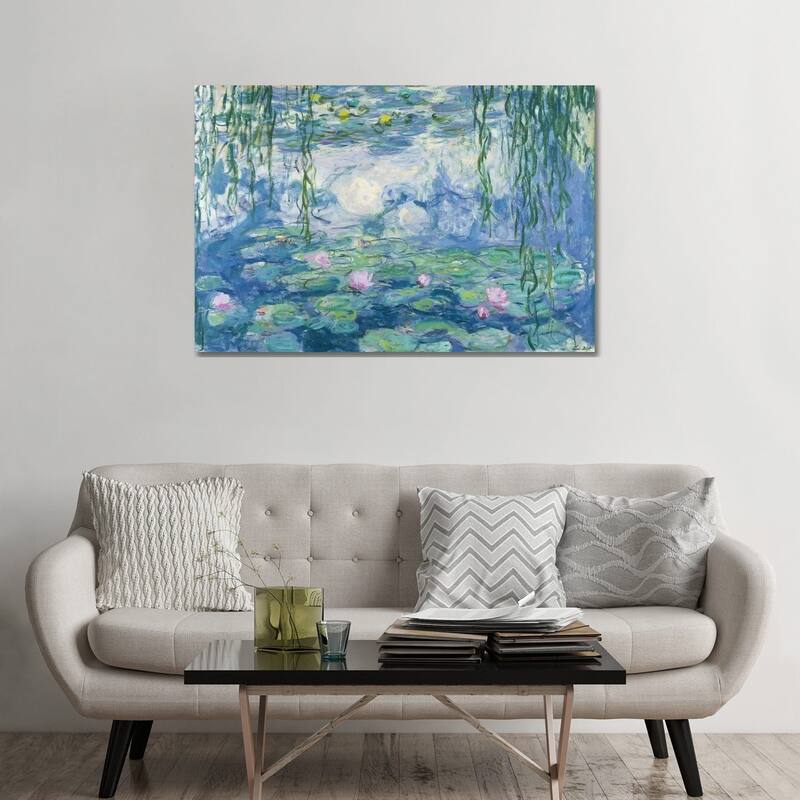 iCanvas "Waterlilies, 1916-19 " by Claude Monet Canvas Print - 32x48x1.5