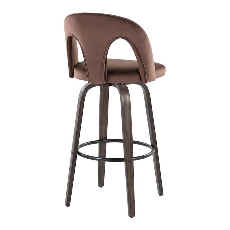 Ava Upholstered 30" Fixed-Height Counter Stool - Set of 2