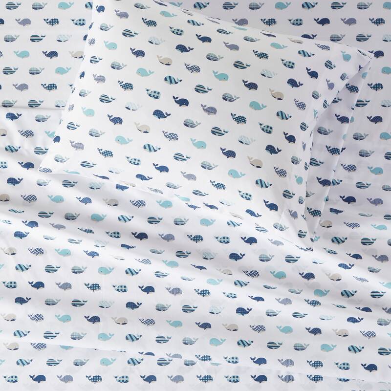 Intelligent Design Printed Microfiber Bed Sheet Set