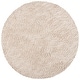 preview thumbnail 102 of 123, SAFAVIEH August Shag Veroana Solid 1.5-inch Thick Rug 6'7" Round - Beige - Round
