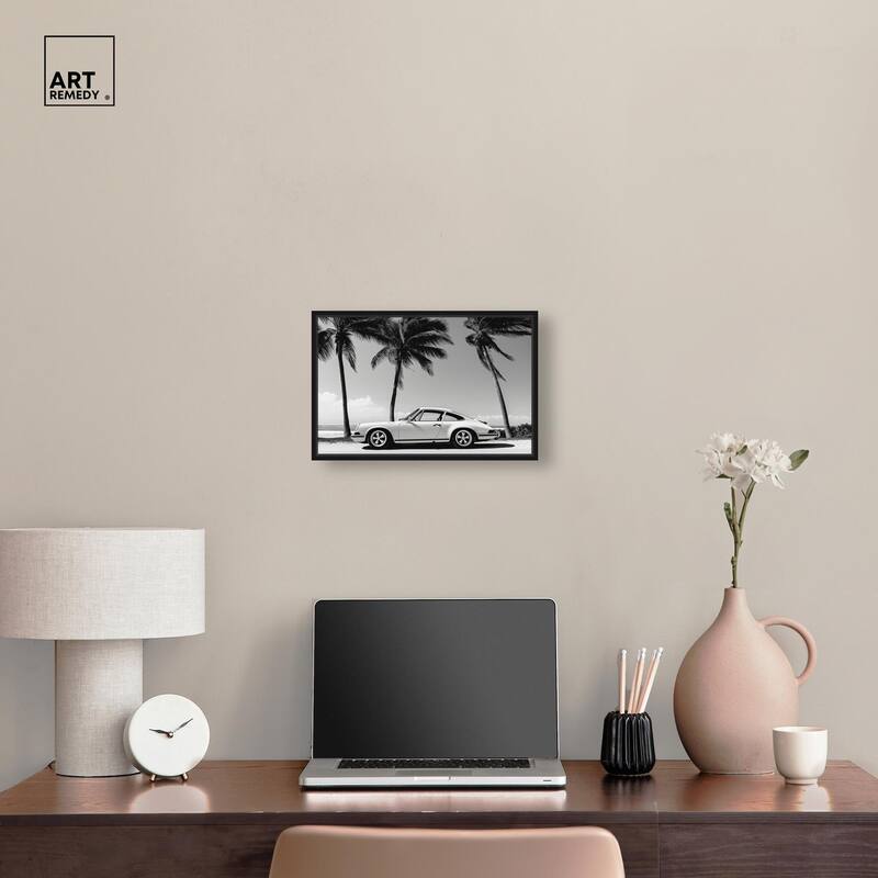 Analog Vintage Car Canvas by Art Remedy