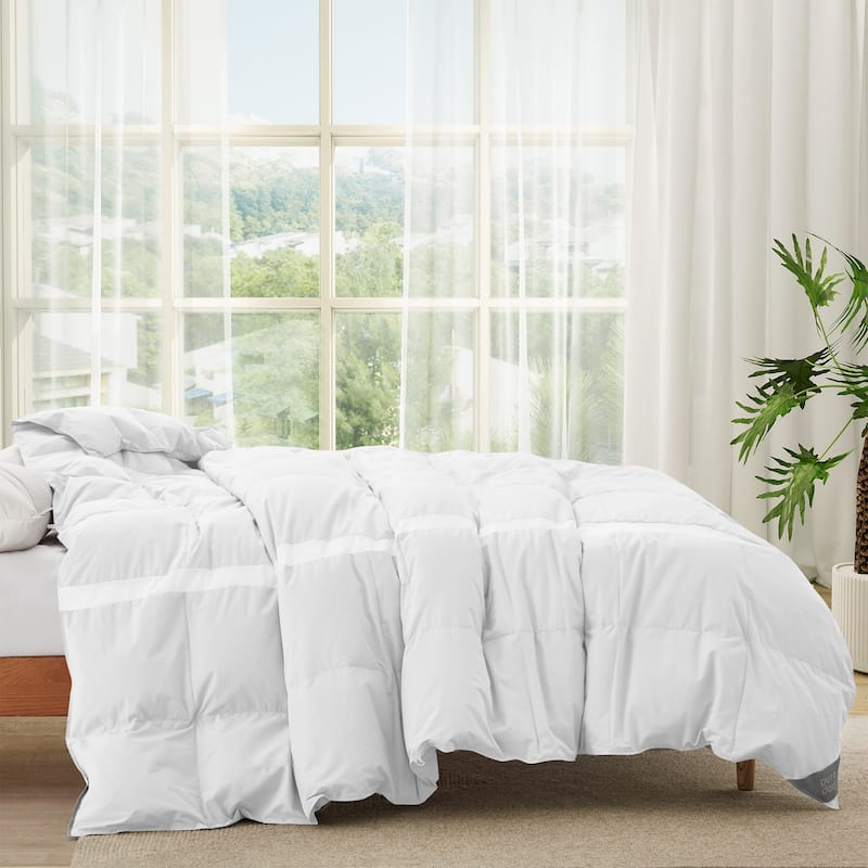 Ultra Lightweight Cooling Down Comforter for Hot Sleepers - King - White