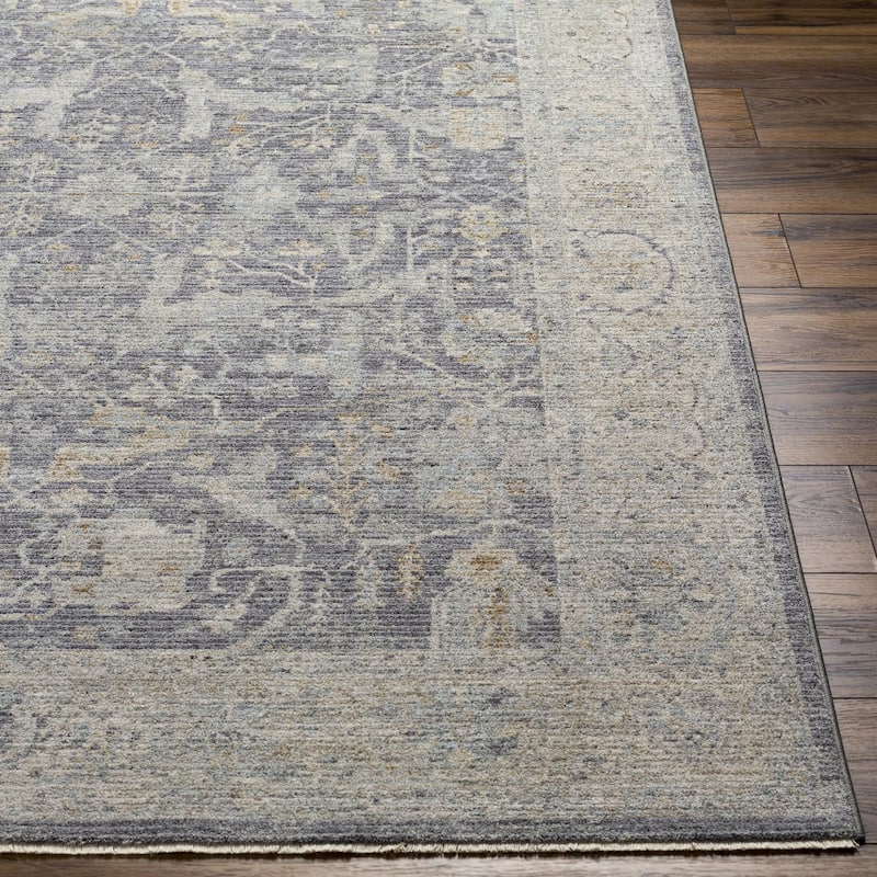 Leah Traditional Floral & Botanical Area Rug