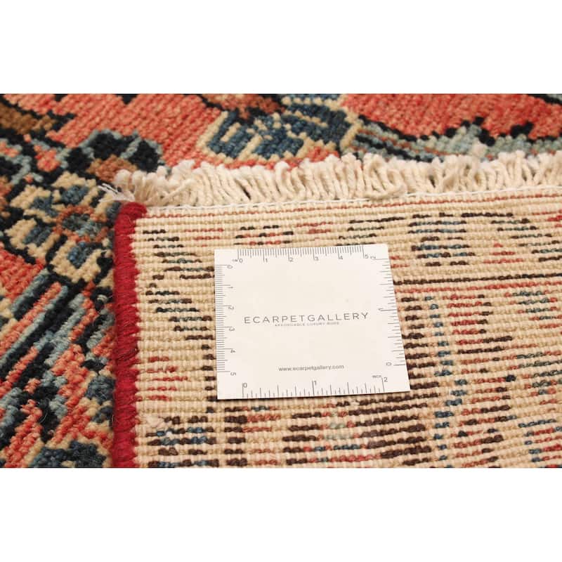 ECARPETGALLERY Hand-knotted Andelz Red Wool Rug - 2'9 x 12'4