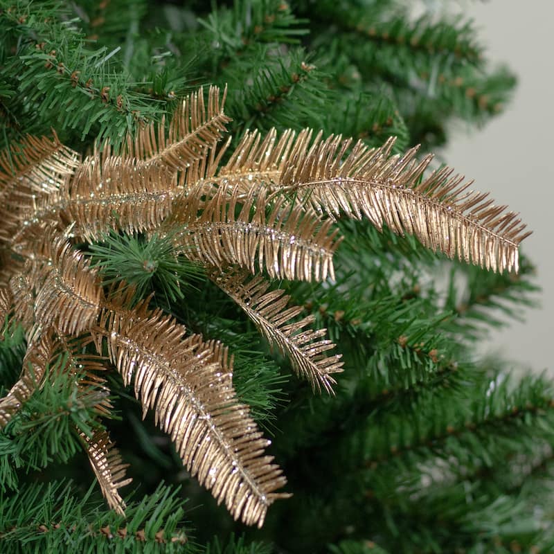 26" Gold Pine Christmas Spray