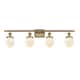Option Brushed Brass / Matte White