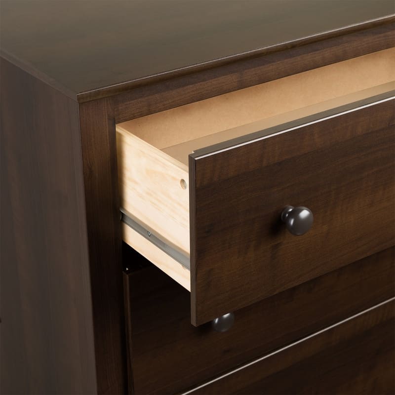 Traditional Tall Nightstand Side Table with 3 Drawers