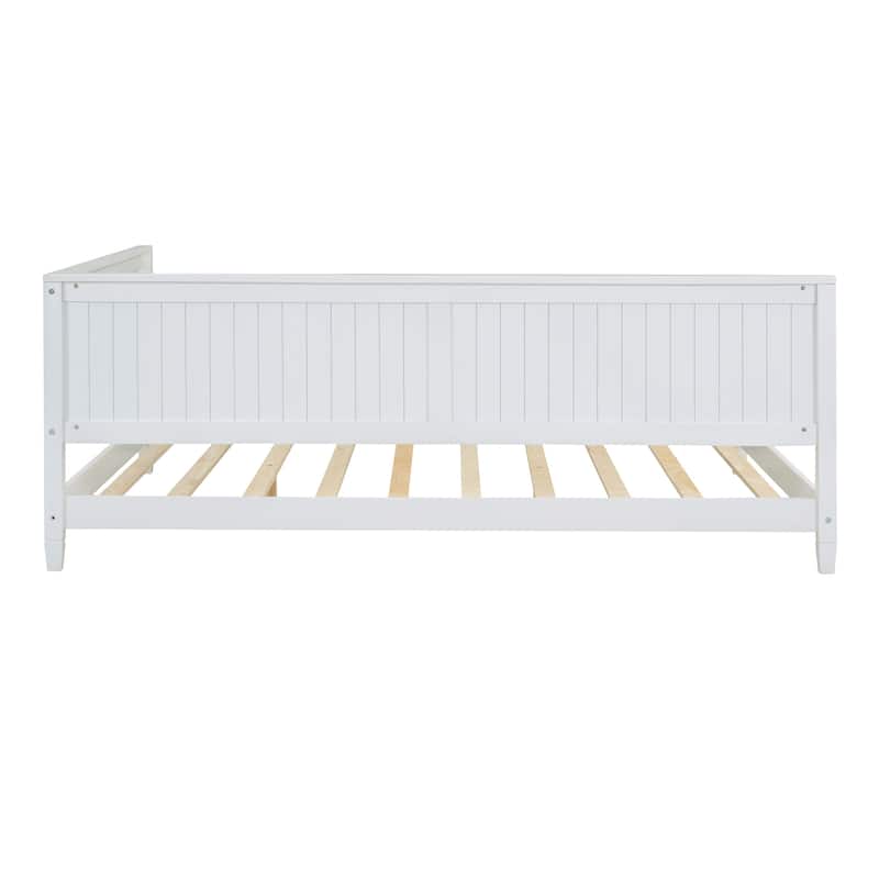 Full Size Wood Daybed/Sofa bed, White