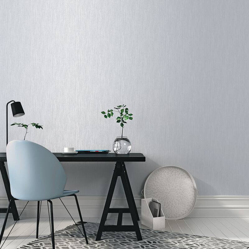 Galerie Wallcoverings Special FX 2 Collection Glitter Vertical Texture Mylar on Non-woven Wallpaper Roll