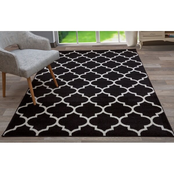Modern Moroccan Trellis Area Rug. Opens flyout.