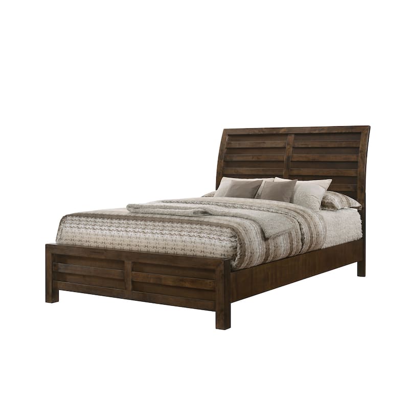 Joell Brown Panel Bed