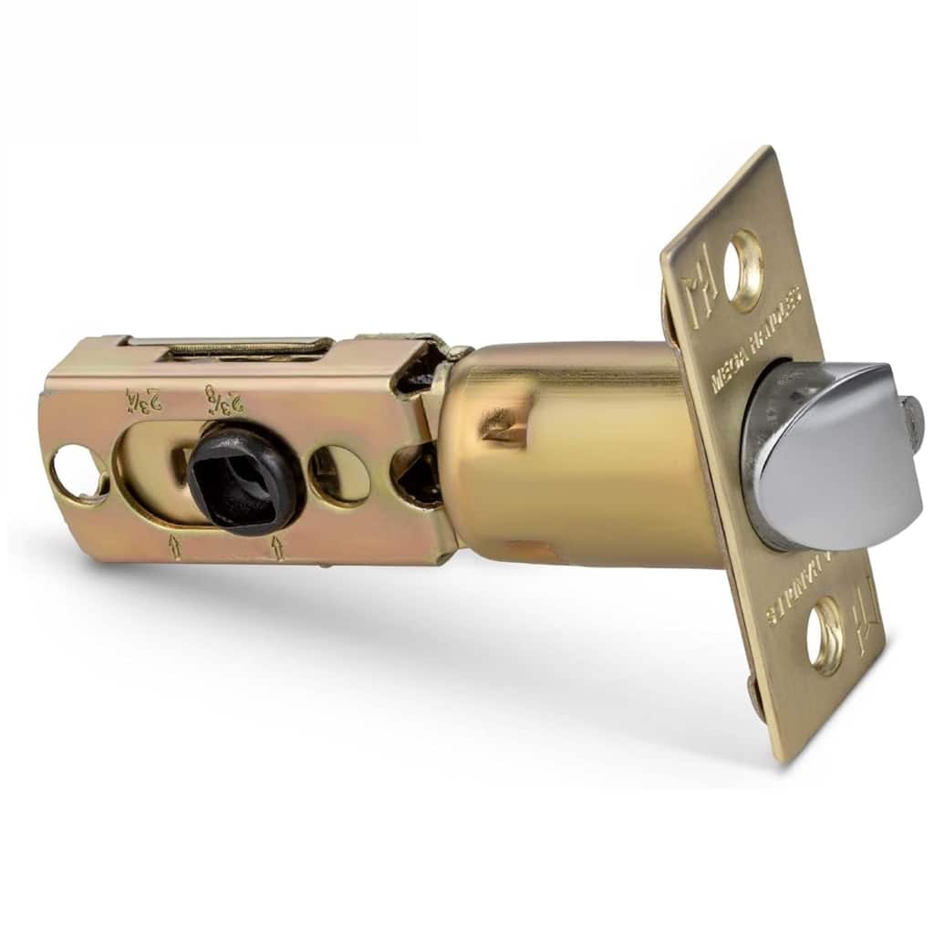 Mega Handles 2-Way Adjustable Door Latch | Universal Half Moon Spindles | For Hidden & Interior Door Lock Systems