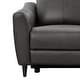preview thumbnail 8 of 20, Abbyson Ludovic Leather Power Reclining Loveseat with Power Headrest
