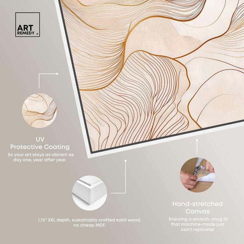 Contoured Reverie II Canvas by Art Remedy