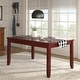 preview thumbnail 10 of 67, Elena Wood Rectangular Dining Table by iNSPIRE Q Classic