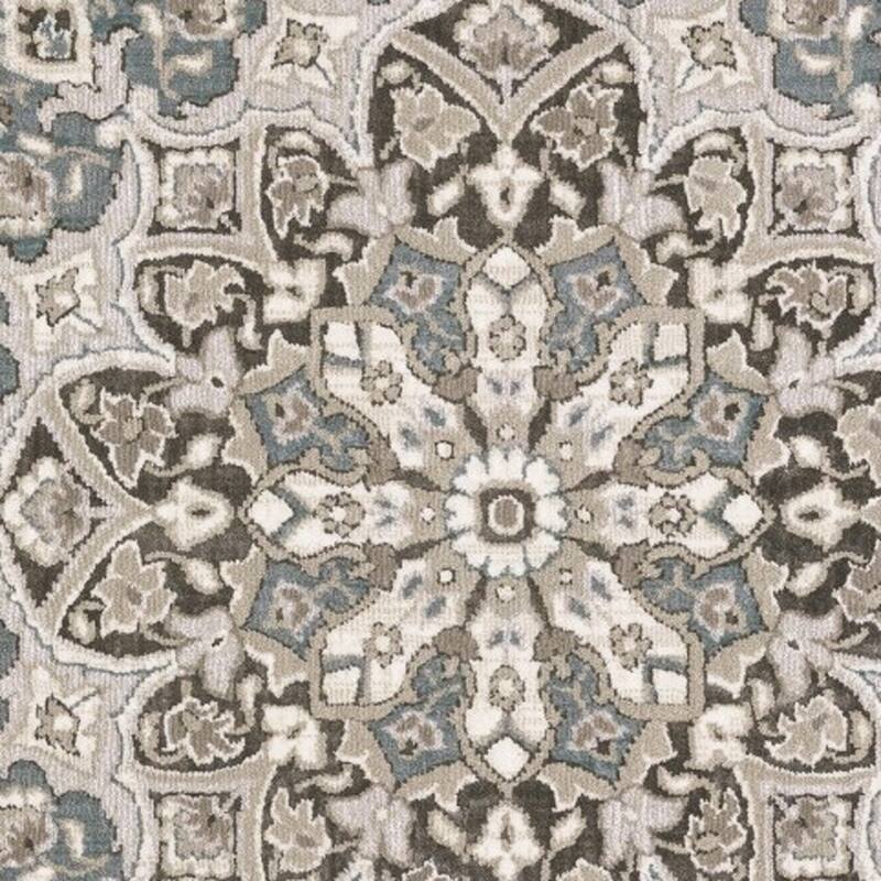 HomeRootsMedallion Traditional Rectangle Area Rug