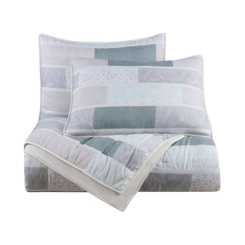 Martex Arcadia Full/Queen Multi Quilt Set - Multi - Queen