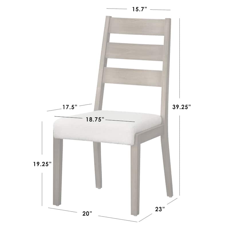 Lifestorey Palmer 5-Piece Dining Set with Storage