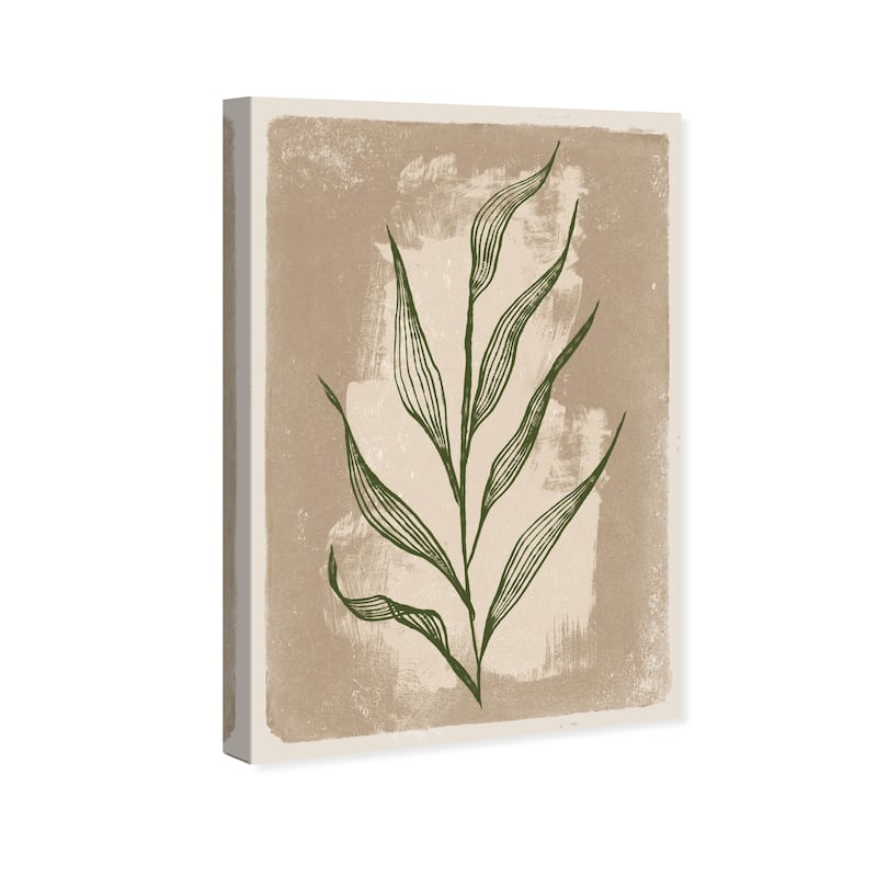 Wynwood Studio Canvas Floral and Botanical Illustrated Leaves Green and Rustic Wall Art Canvas Print
