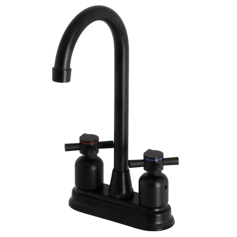 Kingston Brass Concord 4 in. Centerset Bar Faucet - Matte Black