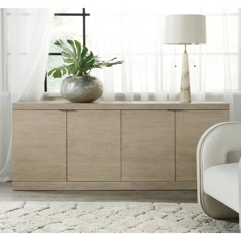 Hooker Furniture Cascade 76" Wide Modern Casual Credenza Sideboard - Terrain Taupe