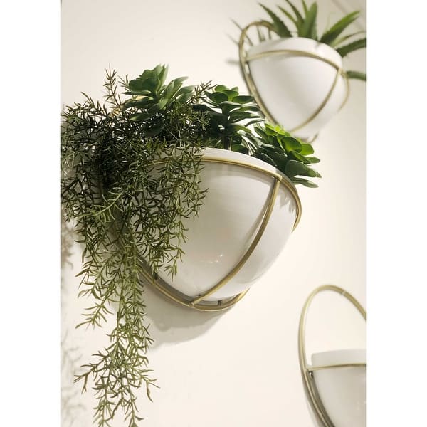 slide 1 of 3, Adelia (Set/3) Wall Planter