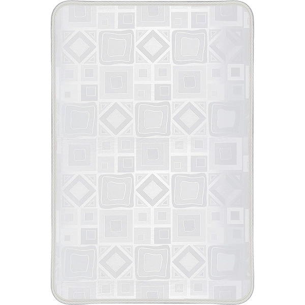 slide 2 of 3, Graco Travel Lite Protable Min Playard 3-inch Foam Mattress with Round Corner Vinyl - Green Cloud