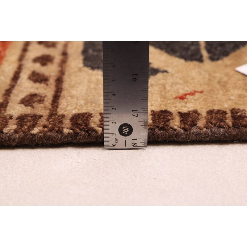 ECARPETGALLERY Hand-knotted Kathmandu Beige Wool Rug - 9'3 x 11'10