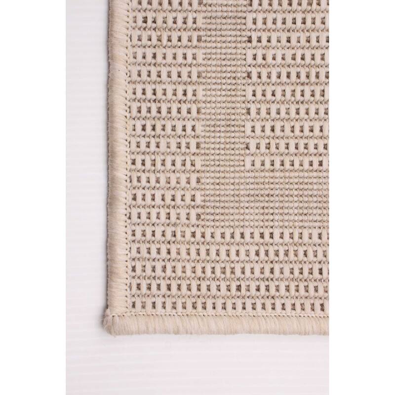 ECARPETGALLERY Machine Woven Jute Natura Polypropylene Rug