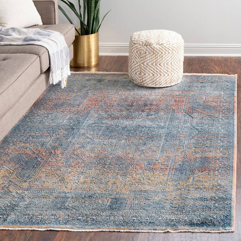 Traditional Haifa Collection Area Rug - Multi - 9'x12'