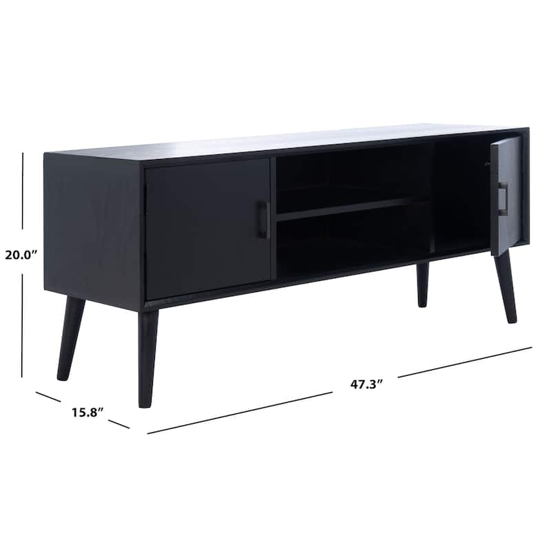 SAFAVIEH Sorrel Mid-Century 47-inch Storage Media TV Stand - 47.3" W x 15.8" L x 20" H