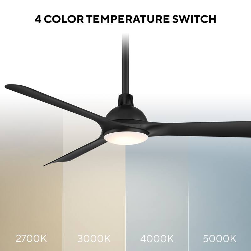 Gage Indoor or Outdoor 3-Blade 52in Smart Ceiling Fan - 52 Inches