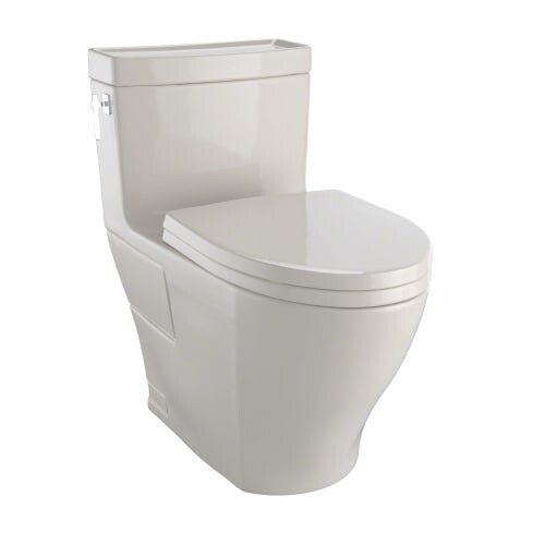 Toto MS626214CEFG Aimes One Piece Elongated 1.28 GPF ...