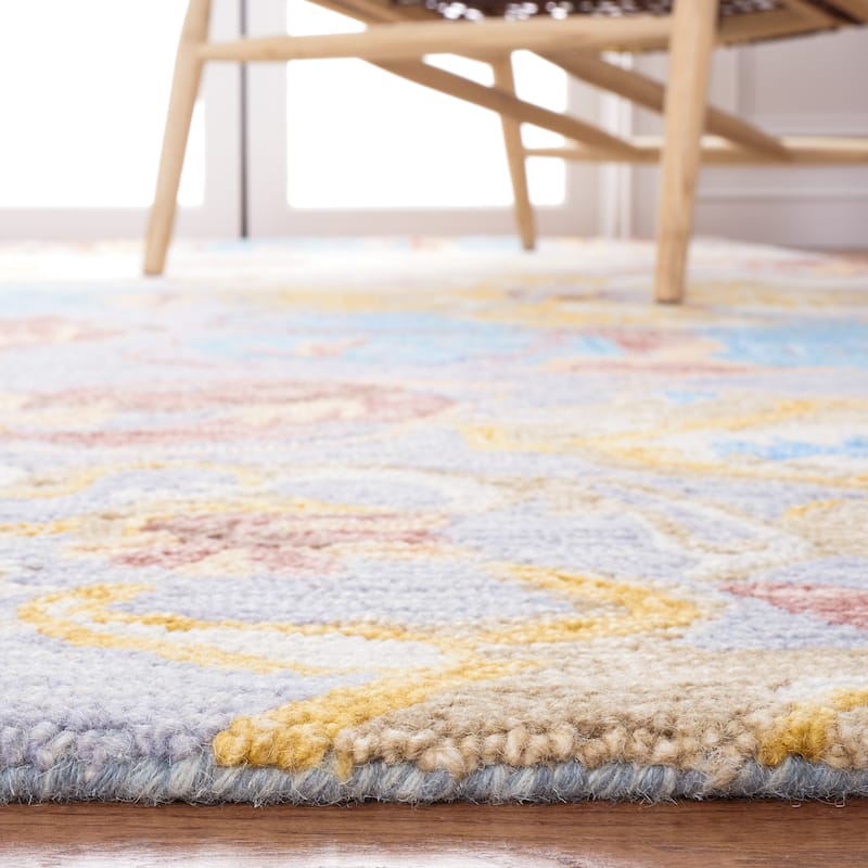 SAFAVIEH Handmade Metro Branka Floral Wool Rug