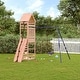 preview thumbnail 12 of 19, vidaXL Swing Set Outdoor Backyard Wooden Playground Equipment for Kids Age 3-8 96.5" x 101.2" x 103.9" Douglas