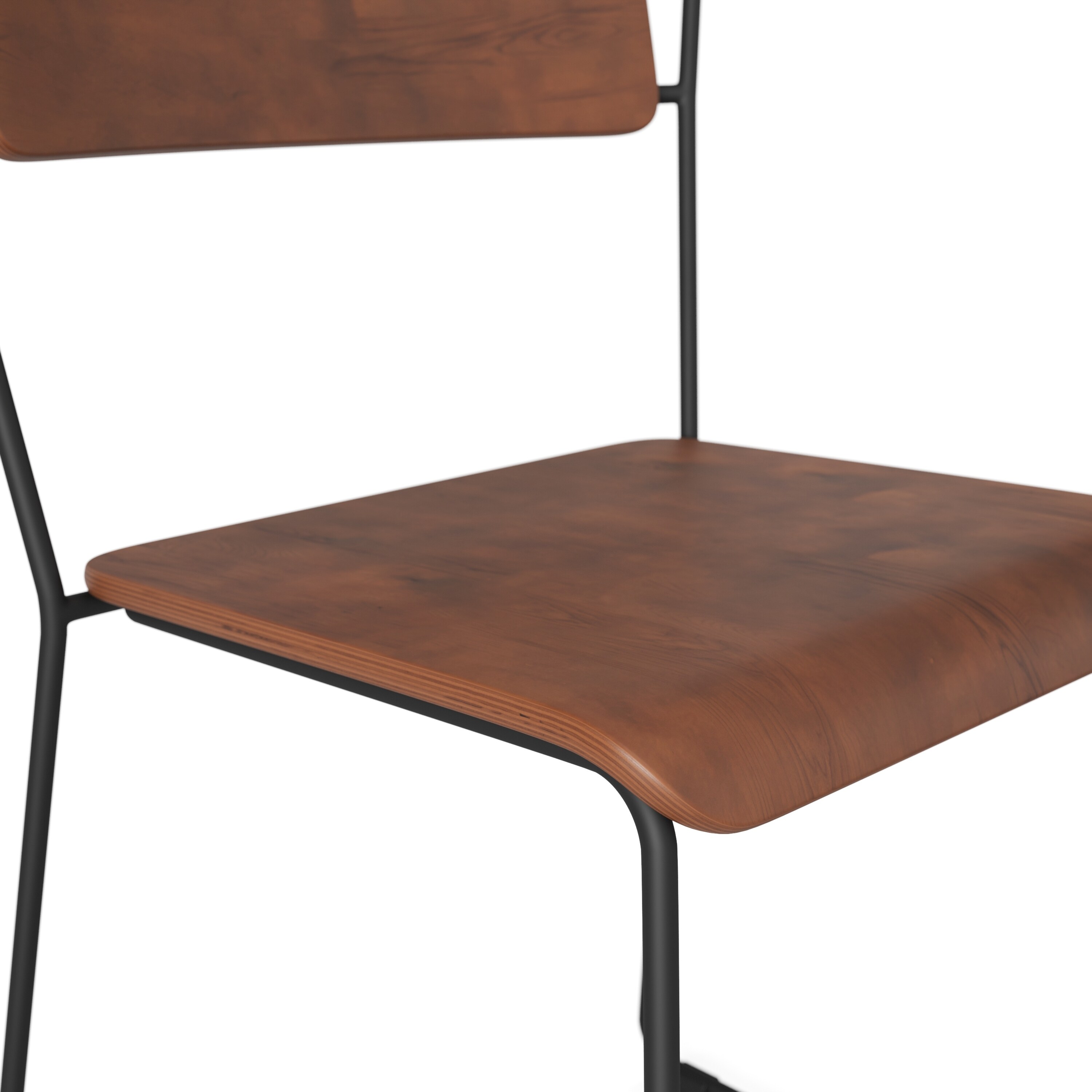 2Set niko and… Iron Pine Chair 108312 by Coaster - Matisse Woven Rattan Back Dining Side