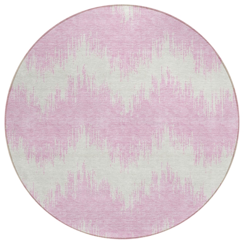 Machine Washable Indoor/ Outdoor Chantille Chevron Modern Rug