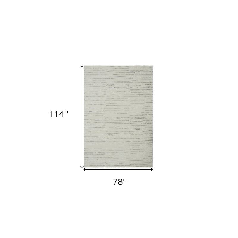 Mufad Power Loomed Distressed Abstract Modern Non Skid Stain Resistant Durable Area Rug By HomeRoots