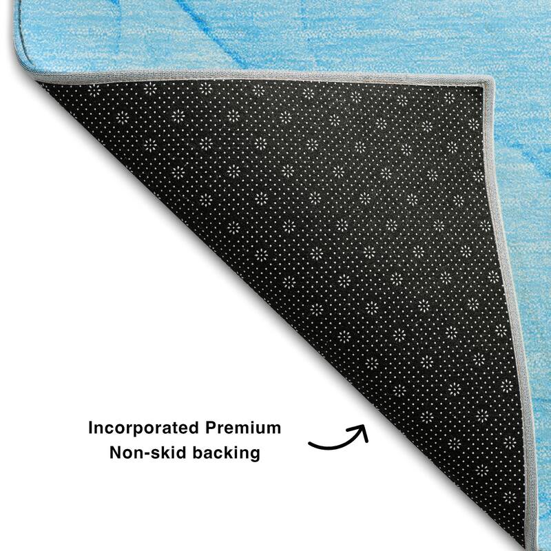 Premium Washable Super Soft Abstract Contemporary Mayfield Rug