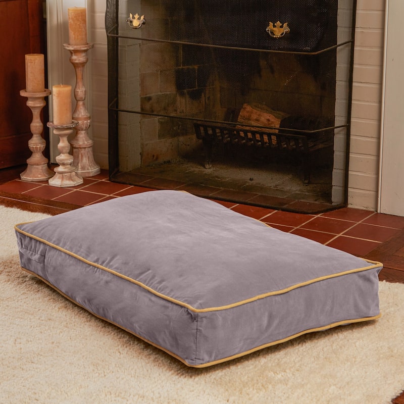Happy Hounds Busby Smoke Pillow Style Dog Bed