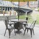 Daily Boutik Set of 4 - Stackable Modern Cafe Bistro Dining Side Chair ...